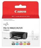 Картриджи Canon PGI-72 MBK, C, M, Y, R для Canon PIXMA PRO-10. Комплект 5 картриджей