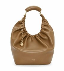 Сумка Loewe Squeeze среднего размера из кожи ягненка наппа коричневый