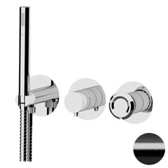 Remer Element ET97D3PCFP Смеситель для душа, черный брашированный хром фото