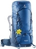 Картинка рюкзак туристический Deuter Aircontact 60+10 SL steel-midnight - 1