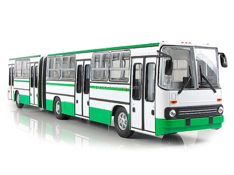 Ikarus-280.64 planetary doors Moscow white-green Soviet Bus 1:43