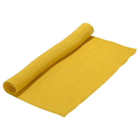Салфетка сервировочная льняная 45x45 Tkano Essential горчичная