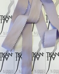 Резинка эластичная (тесьма) декоративная (95%полиэстер/5%спандекс, Нежно-лавандовый, 30)