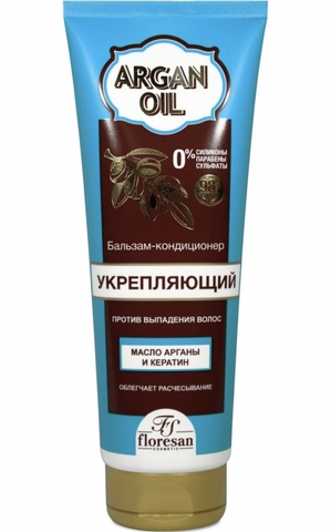 Флоресан ARGAN OIL Бальзам-кондиционер против выпадения волос с маслом арганы, 250мл Ф-722