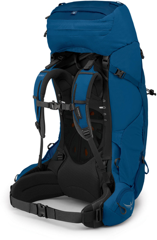 Картинка рюкзак туристический Osprey Aether 65 Deep Water Blue - 2