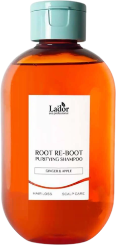 Lador Root Re-Boot Purifying Shampoo (Ginger&Apple) Шампунь для чувствительной и жирной кожи головы с имбирем и яблоком