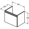 Тумба под раковину 50 см Ideal Standard Tesi T0045VI