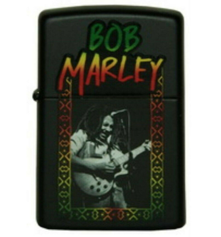 Зажигалка Zippo с покрытием Black Matte, латунь/сталь, черная, 36х12х56 мм (218 Bob Marley) | Wenger-Victorinox.Ru