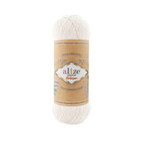 Пряжа Alize Superwash Artisan 55 белый