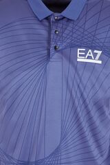 Теннисное поло EA7 Man Jersey Polo Shirt - marlin