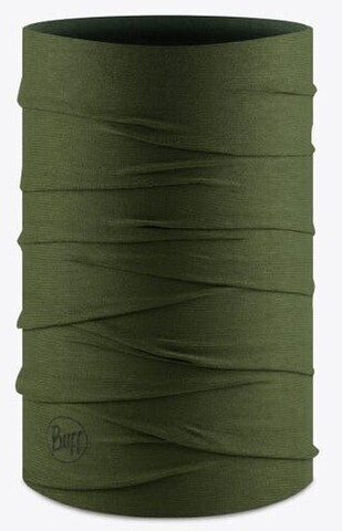 Картинка бандана-труба Buff CoolNet Solid Military - 1