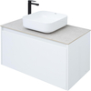Aquanet 242257 Тумба Nova Lite 90 1+1 ящ. цв.бел. глянец (242257)