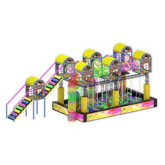 Ниндзя-парк "Пузырчатый замок" м.кв. (8x4,6x4,5 м)