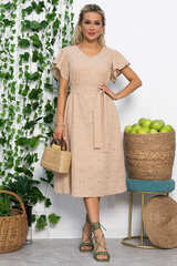 Платье Мелодия любви (бежевое) П13633-4М LT Collection