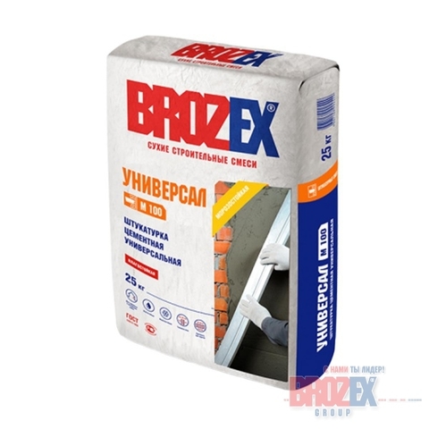 Штукатурка Brozex М 100 Универсал 25 кг