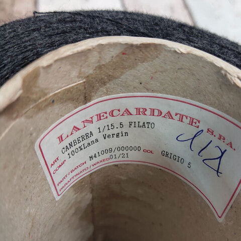 Меринос LANECARDATE CANBERRA 1/15  графит меланж