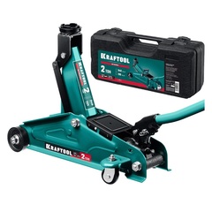 KRAFTOOL STARK, в кейсе 2 т, 135 - 340 мм, для легковых а/м, подкатной домкрат (43453-2-K)