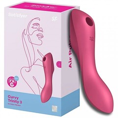 Вакуумно-волновой стимулятор Satisfyer Curvy Trinity 3, розовый