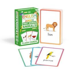 English for Everyone Junior First Words Animals Flash Cards