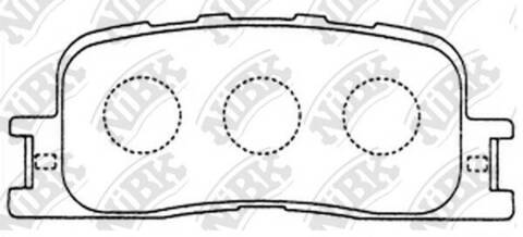 Колодки NiBK PN1458