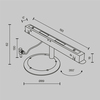 Комплектующие для трековой системы Maytoni Accessories for tracks exility TRA034CVC-B