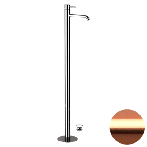 Remer X18RP Смеситель для раковины Remer X Style X18RP, медь брашированная