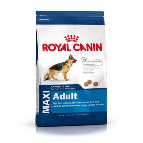 15 кг. ROYAL CANIN Сухой корм для взрослых собак крупных пород MAXI Adult