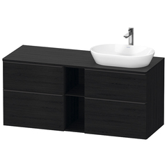 Duravit D-Neo Тумбочка подвесная , 644x1400x550 мм, 2 ящика, цвет: Black Oak DE4970R1616 фото