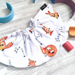 Двусторонний нагрудник Mjölk Лисички, уценка