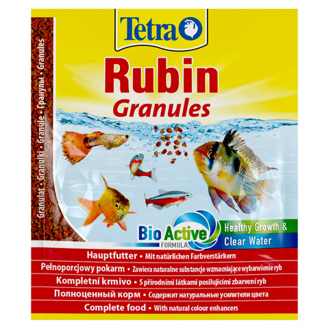 Tetra Rubin Granules корм в гранулах для улучшения окраса всех видов рыб (15 г)