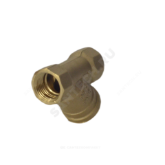 Фильтр магнитный сетчатый Y-образный латунь газ Ду 15 Ру16 G1 1/2" ВР 118015 ГАЛЛОП 118015