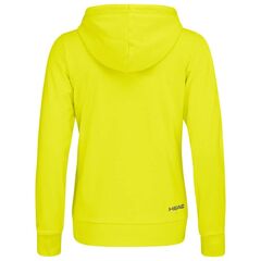 Женская теннисная куртка Head Club Greta Hoodie FZ W - yellow