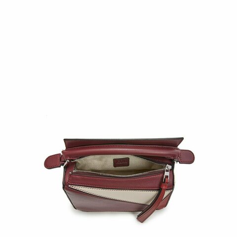 Сумка Loewe Puzzle Mini Bag Wine/garnet