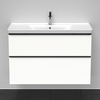 DE435601818 Duravit D-Neo Тумбочка подвесная, 984x452хh625 мм, 2 ящика, цвет: Белый матовый (для раковины 236710)
