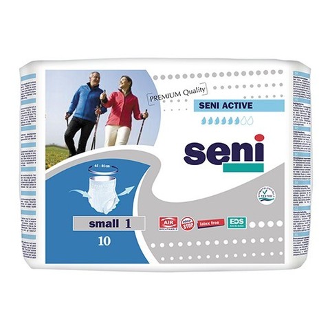 Впитывающие трусы Seni Active (Small) 10 шт. (55-85 см) , впит. 1800мл