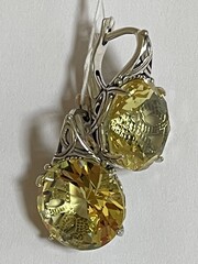 Этерия (серьги из серебра)