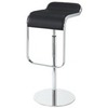 Регулируемый барный стул Lem, 52-78 см, черный