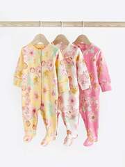 Комбинезон / Cлип для малышей Next 104-207, 3 шт., Желтый, Розовый