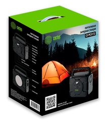 Электростанция портативная Cactus CS-PCS172_MAK 48000mAh 2.1A 2xUSB черный/серый