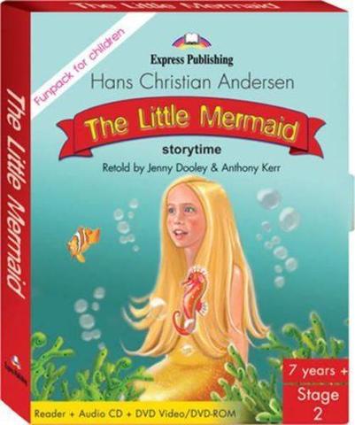 The Little Mermaid. Fun pack (В комплект входит книга для чтения + СD c аудиосопровождением + DVD  c мультфильмом)