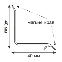 Бордюр на ванну 40*40