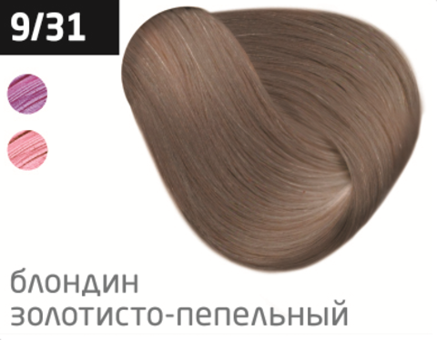 OLLIN silk touch 9/31 блондин золотисто-пепельный 60мл безаммиачный стойкий краситель для волос
