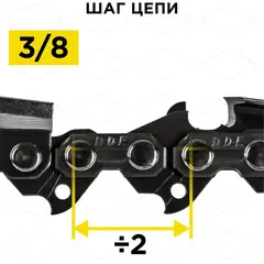 Цепь пильная в кольце DDE 75LP 3/8