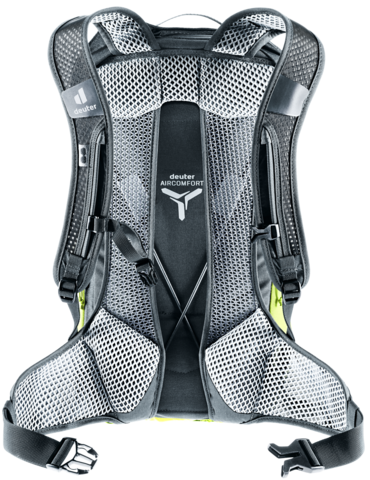 Картинка рюкзак велосипедный Deuter Race Air 14+3 Citrus/Graphite - 2