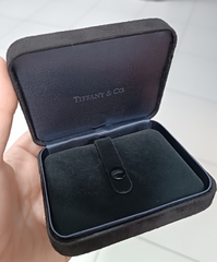 77802- Коробка/футляр TIFFANY с кнопкой, подарочный комплект упаковки для ювелирных украшений