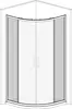 Radaway 1013300-54-01 Premium Pro Black PDD walls 100Lx100R