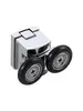 Aquatek AQ ARI KV 08020GM AQ ARI KV 08020GM Душевой уголок квадратный, двери раздвижные 800x800x2000 профиль оружейная сталь, стекло прозрачное