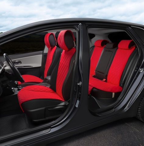 Накидки из алькантары Turbo Plus (комплект)