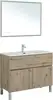 Aquanet 274136 Тумба с раковиной Алвита new 100 напольная 1 ящ., 2 дв.цв.дуб веллингтон белый (274136)