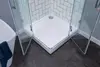 Aquanet 185420 Компл.2 - NWD1242 Beta 900x900x2000 шторка Cube распашные двери стекло прозрачное хром (185420)